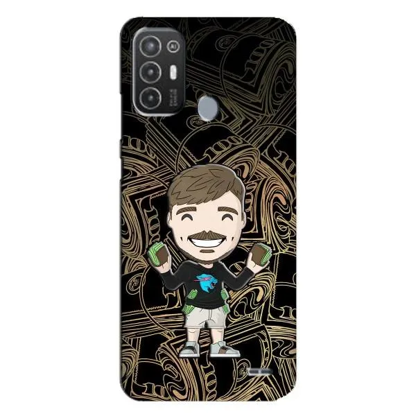 Чохол з принтом «Mister Beast» для TECNO Pop 6 Pro (BE8)