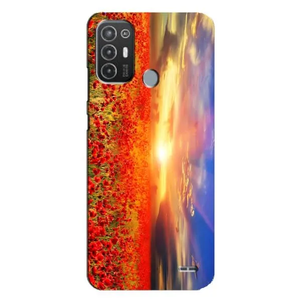 Чохол з принтом «Поле тюльпанів» для TECNO Pop 6 Pro (BE8)