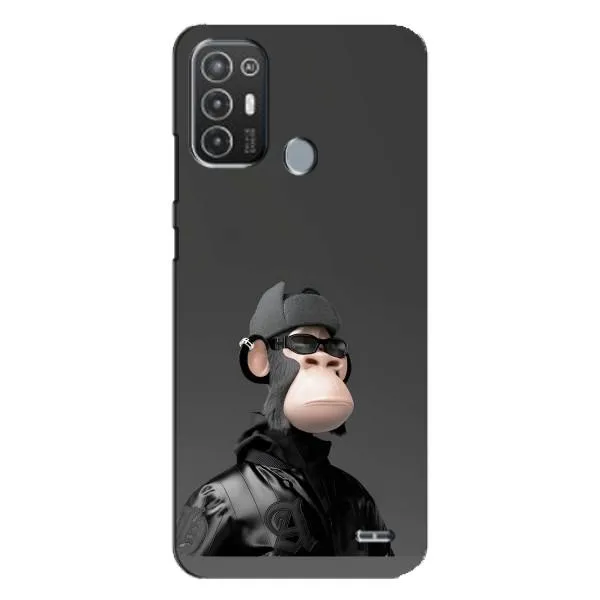 Чехол с принтом «стильная обезьяна NFT» для TECNO Pop 6 Pro (BE8)