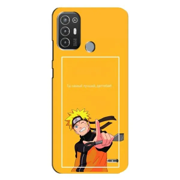 Чохол з принтом «Аніме Наруто» для TECNO Pop 6 Pro (BE8)