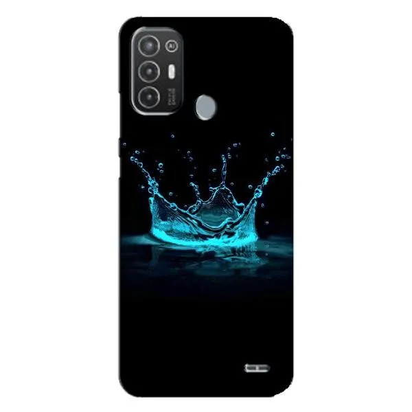 Чохол з принтом «Крапля корони» для TECNO Pop 6 Pro (BE8)