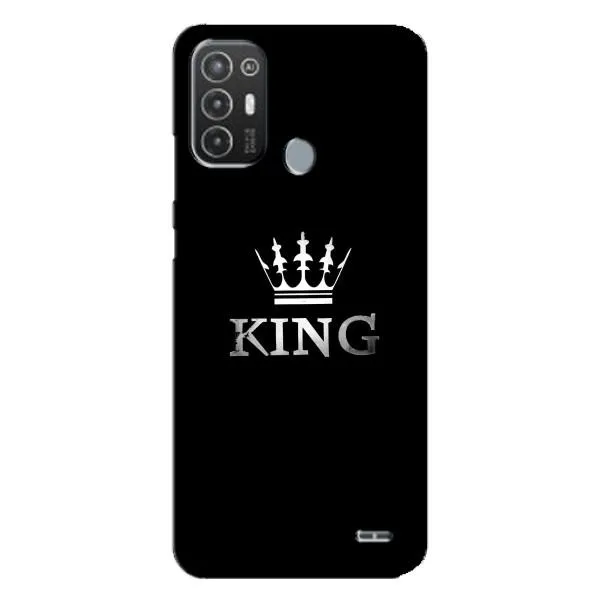Чохол з принтом «KING» для TECNO Pop 6 Pro (BE8)