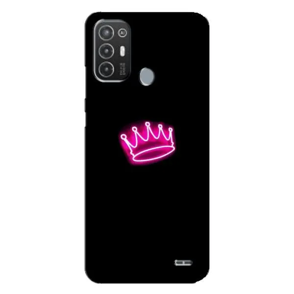 Чохол з принтом «Яскрава корона» для TECNO Pop 6 Pro (BE8)