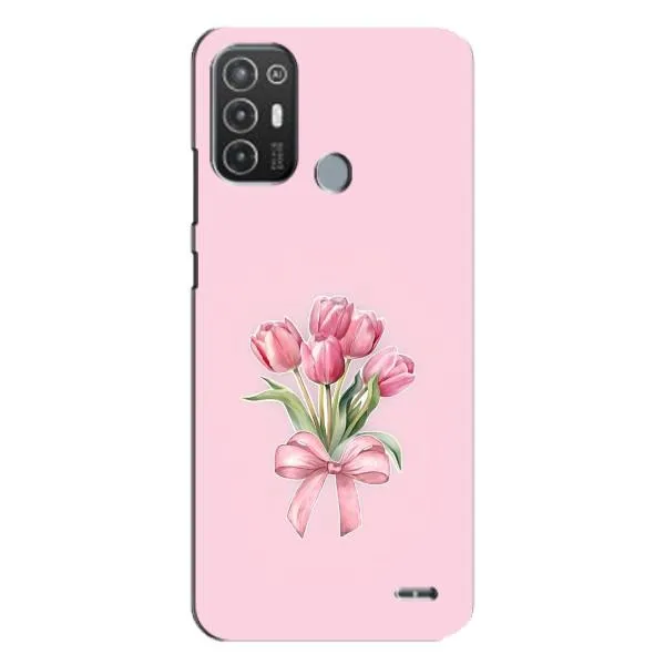 Чехол с принтом «Букет цветов» для TECNO Pop 6 Pro (BE8)