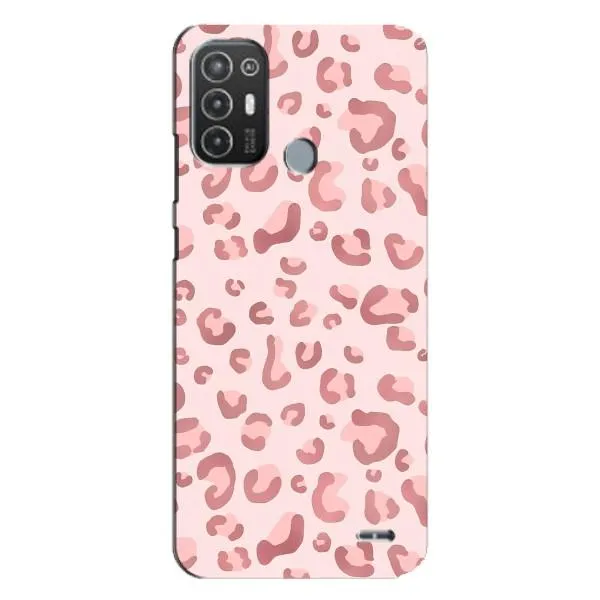 Чехол с принтом «Розовый леопард» для TECNO Pop 6 Pro (BE8)