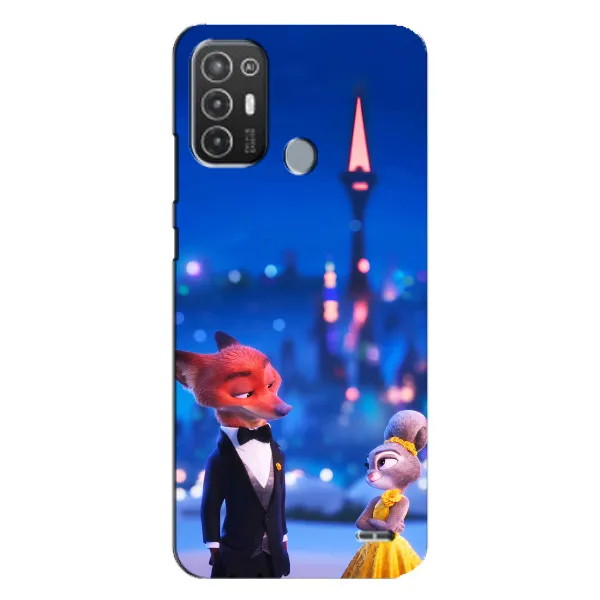 Чехол с принтом «Романтический вечер Зверополис» для TECNO Pop 6 Pro (BE8)