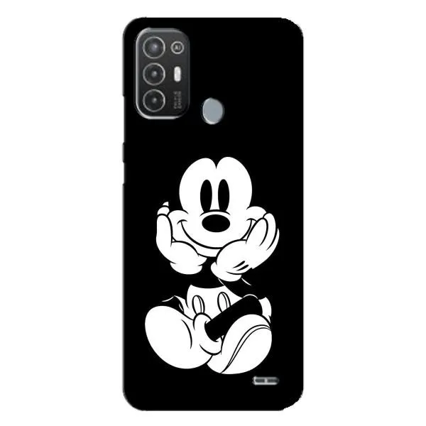 Чехол с принтом «Микки на черном» для TECNO Pop 6 Pro (BE8)