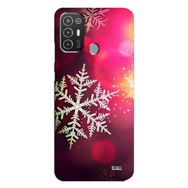 Чохол з принтом «Сніжинка» для TECNO Pop 6 Pro (BE8)