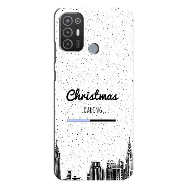 Чехол с принтом «Рождество загружается» для TECNO Pop 6 Pro (BE8)