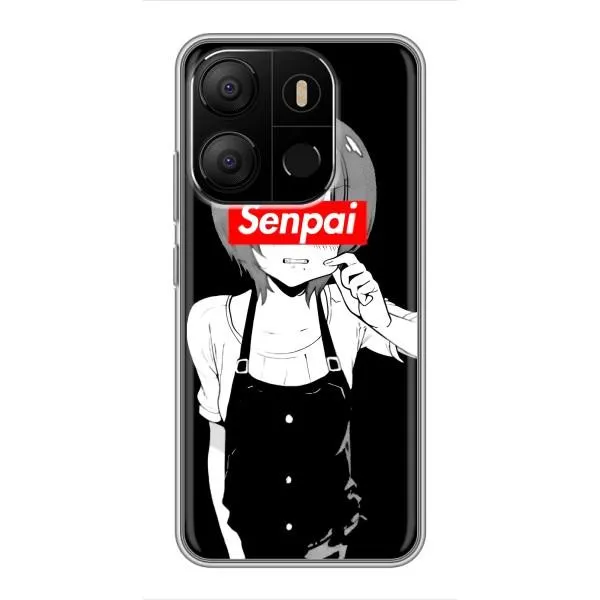 Чохол з принтом «Senpai» для TECNO Pop 7 Pro Чохол з принтом «Senpai» для TECNO Pop 7 Pro