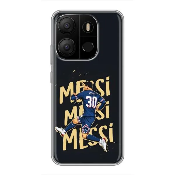 Чехол с принтом «Messi ПСЖ» для TECNO Pop 7 Pro