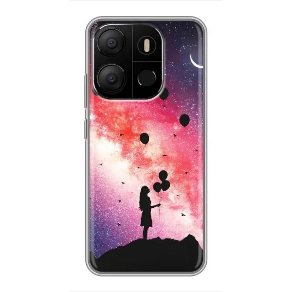 Чехол с принтом «С шариками» для TECNO Pop 7 Pro