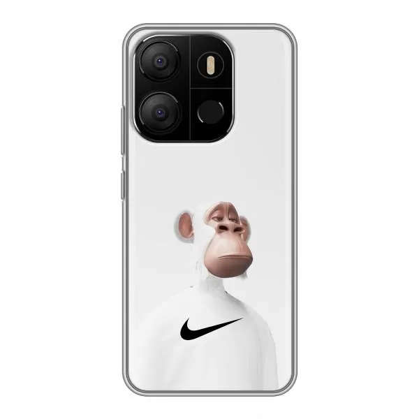 Чехол с принтом «обезьяна NFT Nike» для TECNO Pop 7 Pro