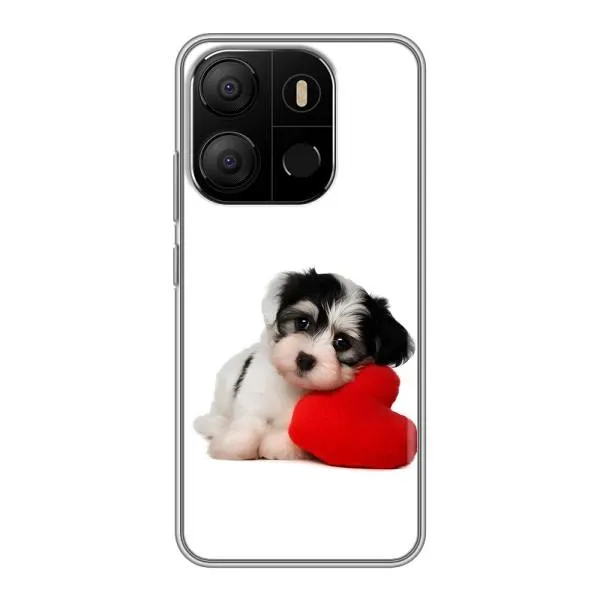 Чехол с принтом «Песик» для TECNO Pop 7 Pro