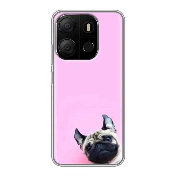 Чехол с принтом «Смешная собака» для TECNO Pop 7 Pro