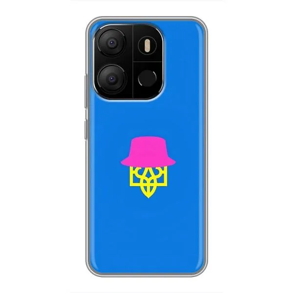 Чехол с принтом «Шапка на гербу» для TECNO Pop 7 Pro