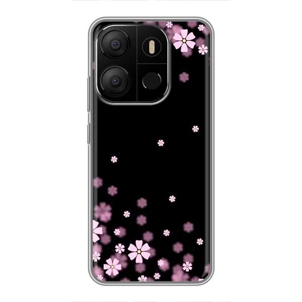 Чехол с принтом «Цветочки маленькие» для TECNO Pop 7 Pro