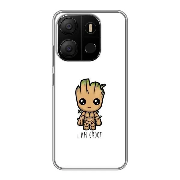 Чохол з принтом «Я є Грут» для TECNO Pop 7 Pro