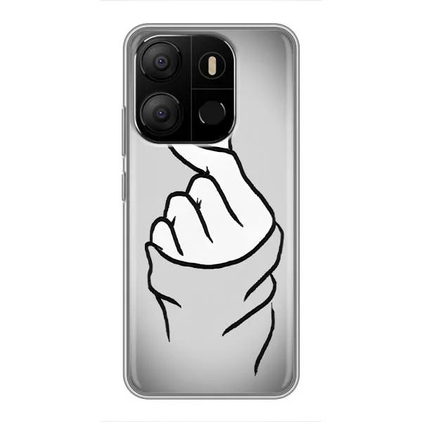Чохол з принтом «Значок Love» для TECNO Pop 7 Pro
