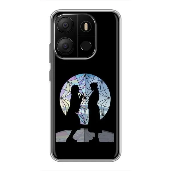 Чехол с принтом «комната Уэнздей» для TECNO Pop 7 Pro