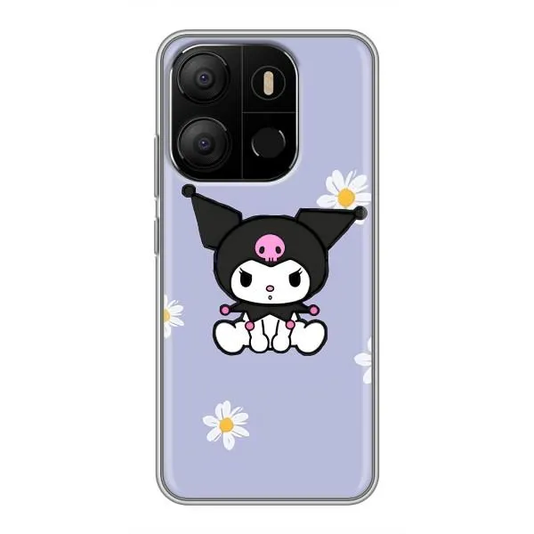 Чехол с принтом «Куроми в цветах» для TECNO Pop 7 Pro