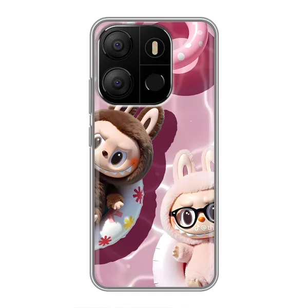 Чохол з принтом «Іграшка Лабубу» для TECNO Pop 7 Pro