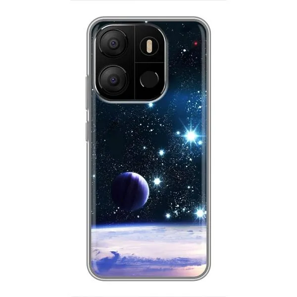 Чехол с принтом «Космический вид» для TECNO Pop 7 Pro