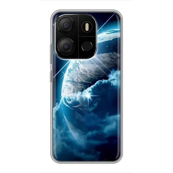 Чехол с принтом «Земля с космоса» для TECNO Pop 7 Pro