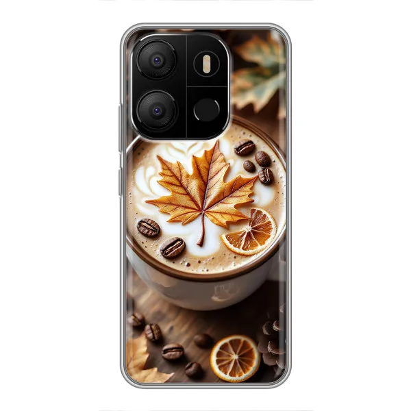 Чехол с принтом «Пряный кофе» для TECNO Pop 7 Pro Чехол с принтом «Пряный кофе» для TECNO Pop 7 Pro