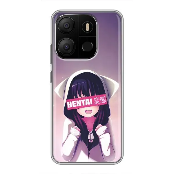 Чохол з принтом «Hentai chan» для TECNO Pop 7