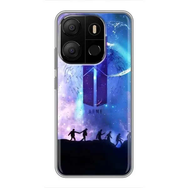 Чохол з принтом «Army BTS» для TECNO Pop 7