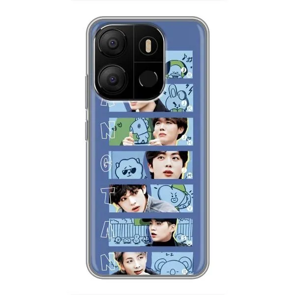 Чохол з принтом «Bangtan» для TECNO Pop 7