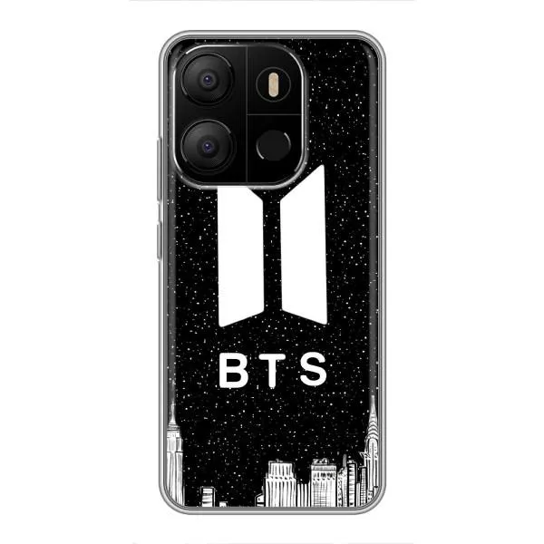Чохол з принтом «БТС Лого» для TECNO Pop 7