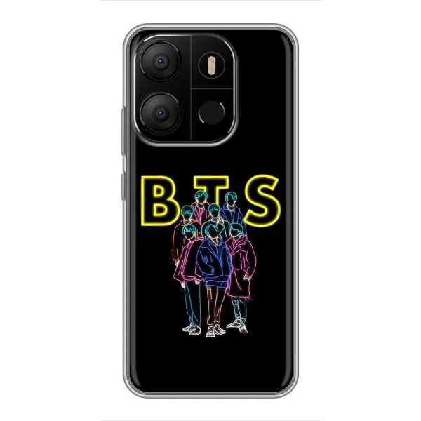 Чохол з принтом «BTS стайл» для TECNO Pop 7