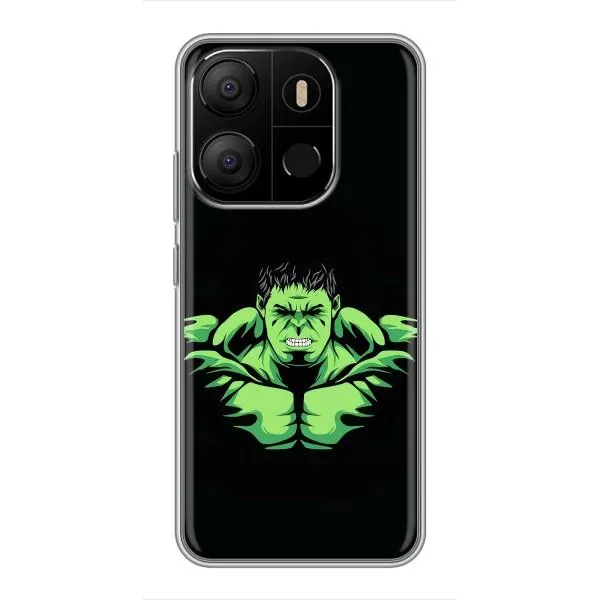 Чохол з принтом «Зелений Халк» для TECNO Pop 7
