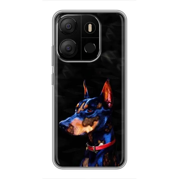 Чехол с принтом «Собака» для TECNO Pop 7