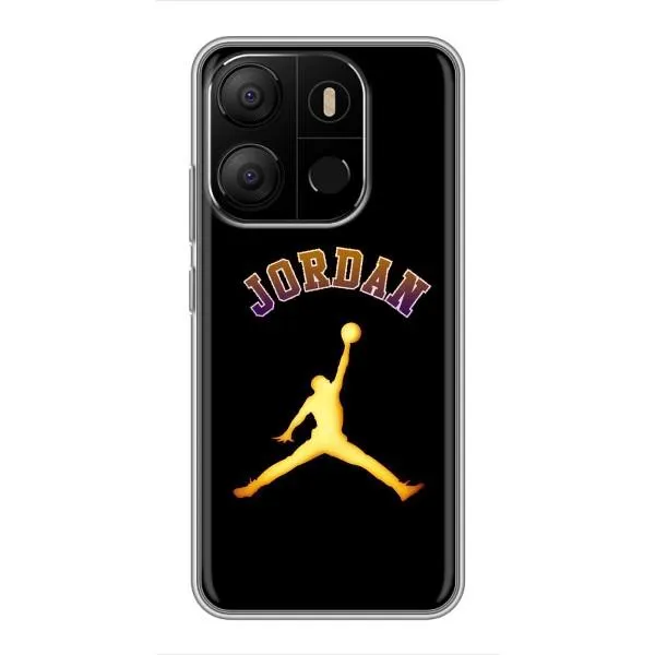 Чехол с принтом «Jordan Gold» для TECNO Pop 7