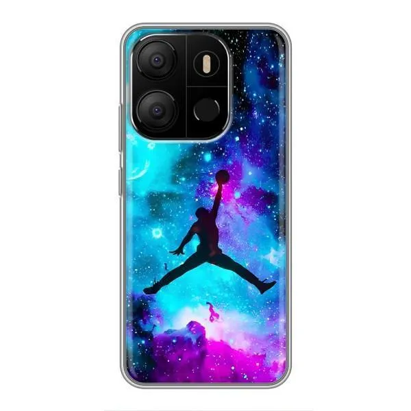 Чехол с принтом «Яркий Джордан» для TECNO Pop 7