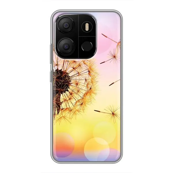 Чехол с принтом «Одуванчик» для TECNO Pop 7