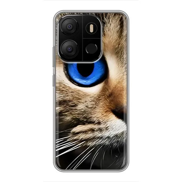 Чехол с принтом «Глаз кота» для TECNO Pop 7