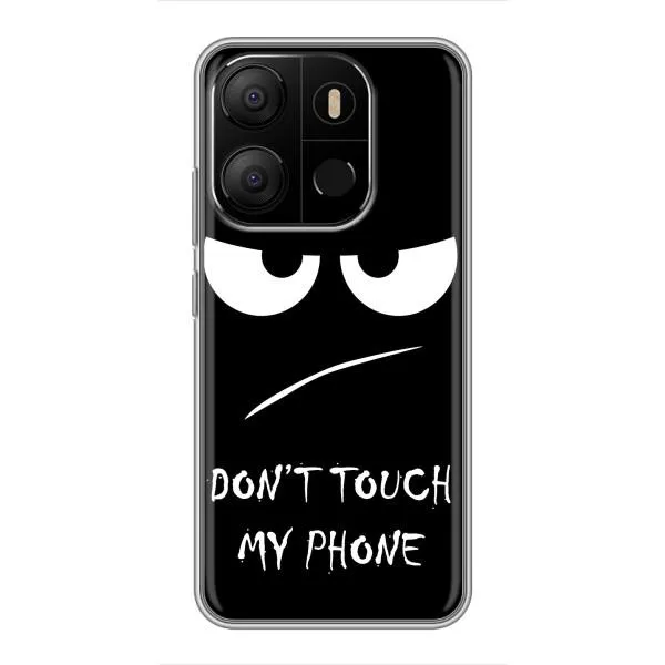 Чохол з принтом «Dont Touch» для TECNO Pop 7