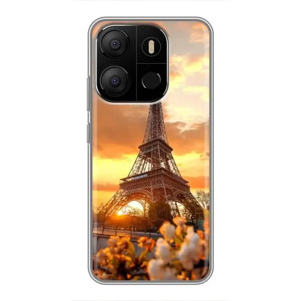 Чехол с принтом «Солнечная башня» для TECNO Pop 7