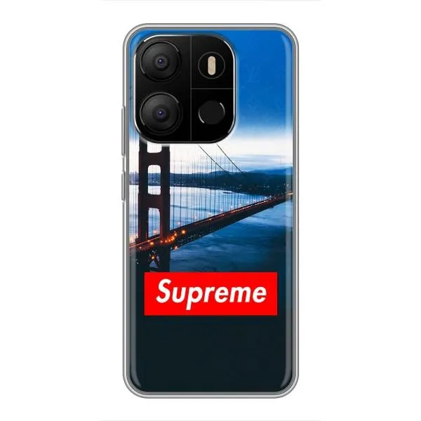 Чохол з принтом «Стиль Supreme» для TECNO Pop 7 Чохол з принтом «Стиль Supreme» для TECNO Pop 7