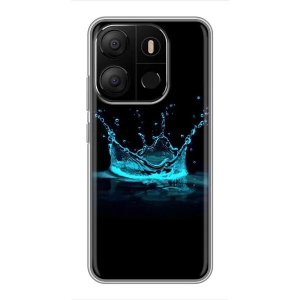 Чехол с принтом «Капля короны» для TECNO Pop 7