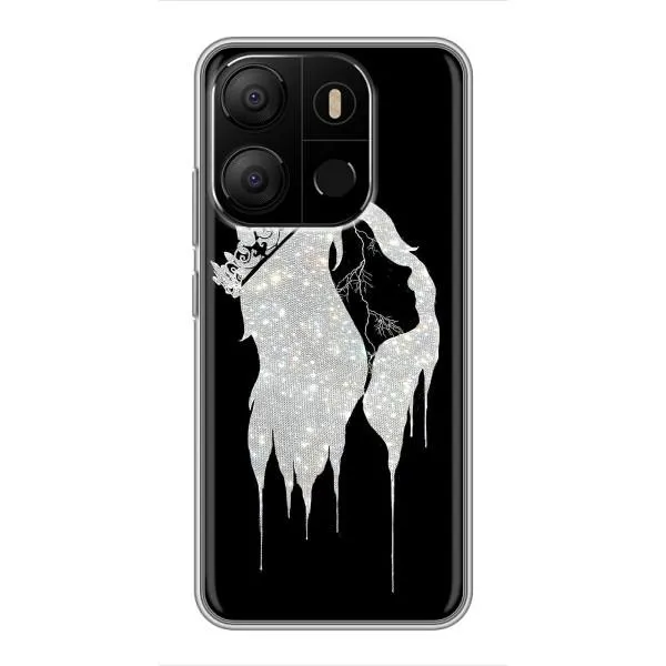 Чехол с принтом «Принцесса» для TECNO Pop 7