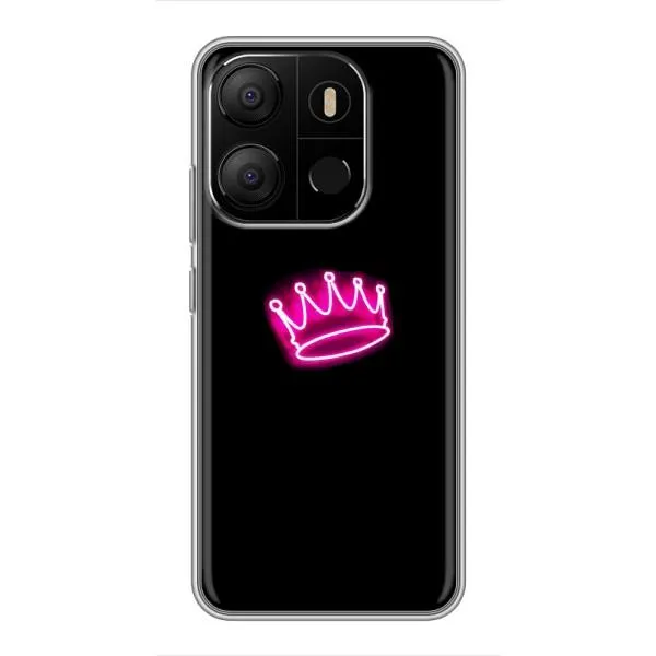 Чехол с принтом «Яркая корона» для TECNO Pop 7