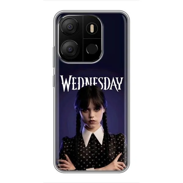 Чехол с принтом «Wednesday» для TECNO Pop 7 Чехол с принтом «Wednesday» для TECNO Pop 7