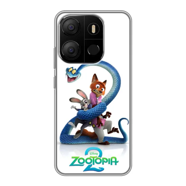 Чехол с принтом «Зверополис 2» для TECNO Pop 7