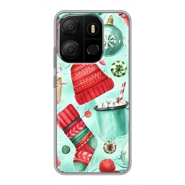 Чехол с принтом «Одежда НГ» для TECNO Pop 7 Чехол с принтом «Одежда НГ» для TECNO Pop 7