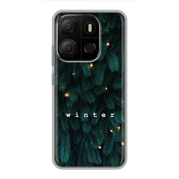 Чохол з принтом «Winter» для TECNO Pop 7
